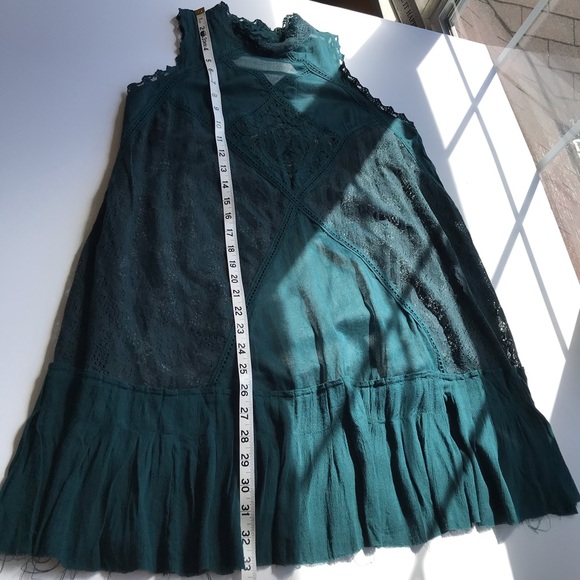 COPY - Free People Angel Lace Dress Jade - Picture 12 of 12